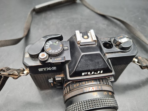 FUJI STX-2 CAMERA WITH FUJINON 1:1.9 Lens - Lens Cover - Strap - Missing Part - Bild 4 von 11