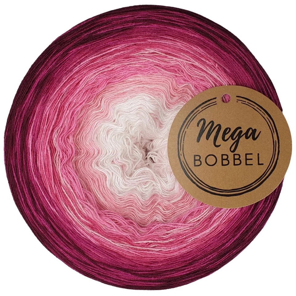 MegaBobbel*Kirschblütentraum*MD13*MODAL Garn Verlaufgarn Wolle Häkeln GP:103€/kg
