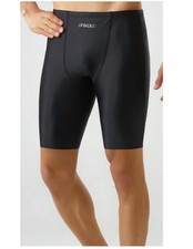 Men's Athletic Swimwear Jammer Onvous Black Size 28 Quick Dry UPF 50 NWOT