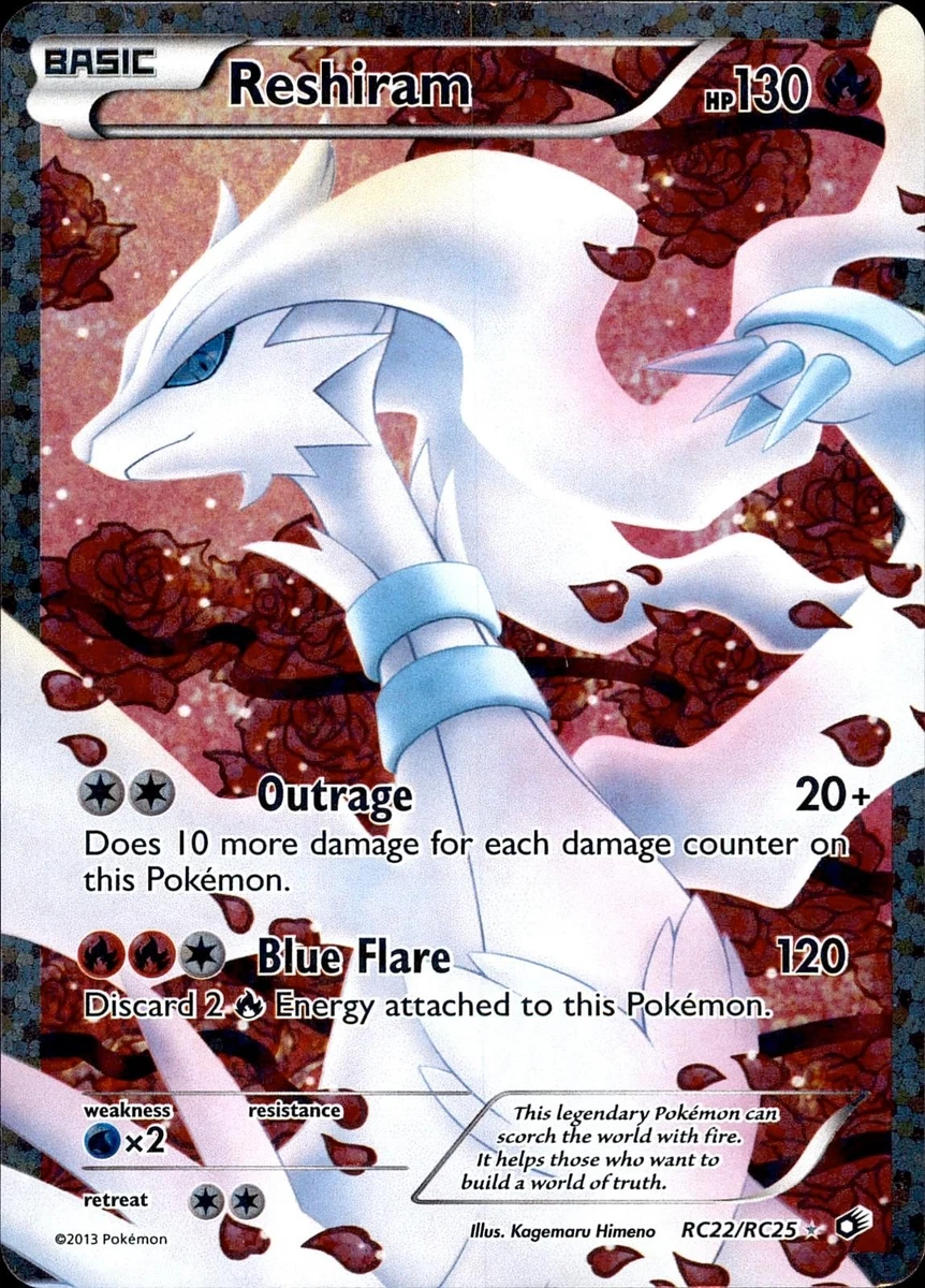 Reshiram RC22/RC25 Legendary Treasures: Radiant Collection for