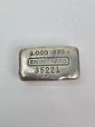3 oz Vintage Engelhard .999 Fine Silver Bar