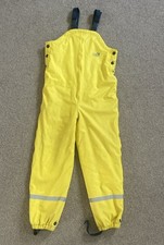 Puddleflex Waterproof Warm Fleece Lined Snow Dungarees Yellow  7-8 Years ❄️  