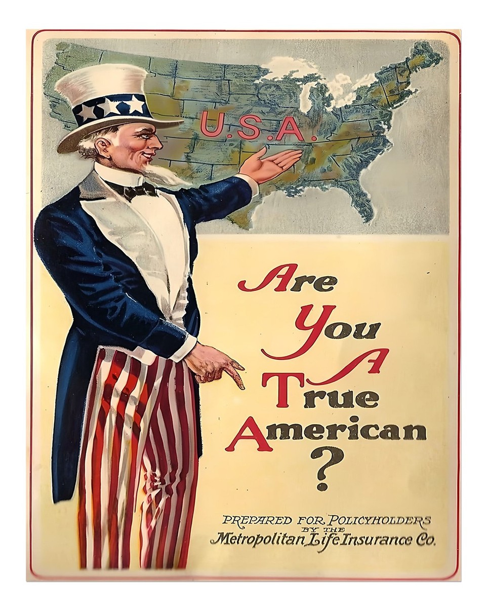 Vintage Patriotic Wall Art Poster - Uncle Sam Classic Design | eBay
