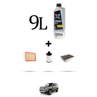 Hoffcar Set Service 3 Filter Und 9L ÖL FüR Land Rover Defender (L663) 3.0 P400