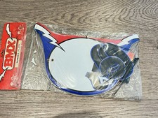 Vintage NOS 1980s BMX HARO Style LIGHTNING BOLT PRO Number Board PLATE