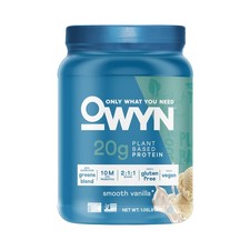 OWYN Plant-Based Protein Powder Smooth Vanilla 1.05lbs 07/08/26
