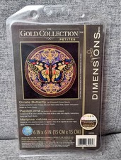 Dimensions Gold Collection Petites Counted Cross Stitch Kit ORNATE BUTTERFLY NEW