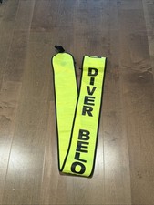 Bouée marqueur de surface de plongée sous-marine jaune 70" signal de sécurité équipement de plongée SMB