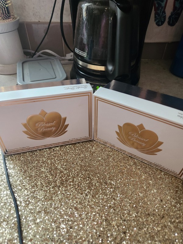 Blessed Beauty 2 New UNOPENED Boxes Of Natural Eye Shodow Set W Brushes 