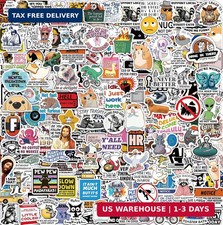 300 Pcs Funny Stickers For Adults Sarcastic Meme Vinyl Waterproof Sticker Pack