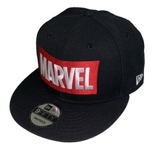 Cappello Berretto Snapback Marvel Comics Logo Nuova Era 9Fifty Nero