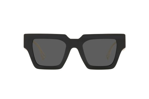 Versace Square Damen Sonnenbrille 0VE4431 GB1/87 50 mm schwarz - dunkelgraue Gläser - NEU - Bild 2 von 4