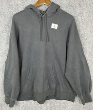 Jordan Flight Fleece Pullover Hoodie Black DQ4603-010 Womens Size Lg Sweatshirt