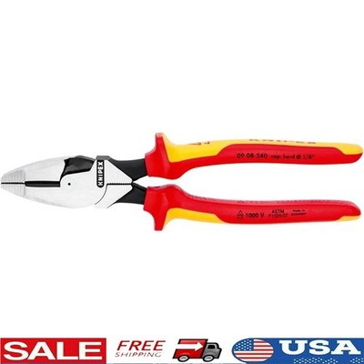 High Leverage Wire Cutter Insulated Handles Gripping Pulling Cutting Tool 1000V