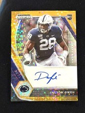 2021 Prizm Draft Picks Collegiate Jayson Oweh Auto RC #34/49 Penn State Lions