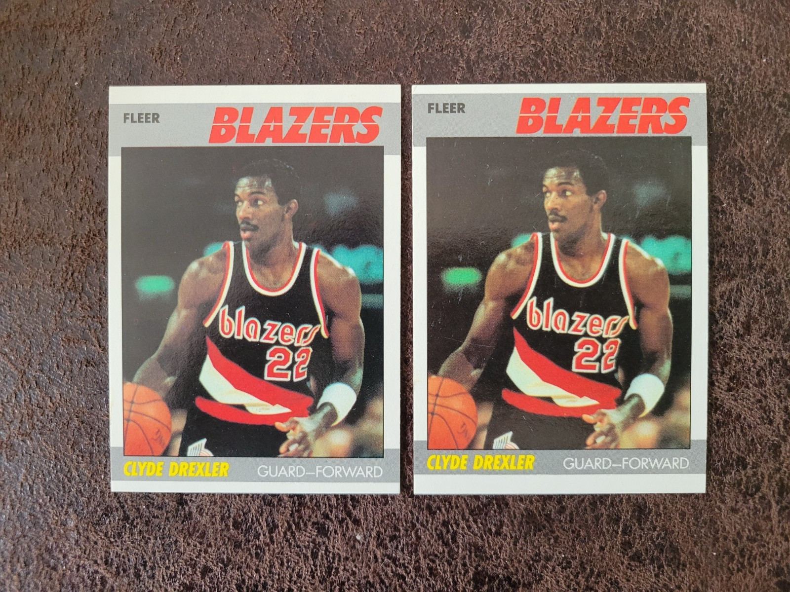 PICK 1 - 1987-88 Fleer Basketball Clyde Drexler #30 - Portland Trail Blazers