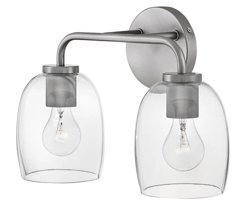 Lark 85012 Percy 2 Light 15"W Bathroom Vanity Light - Picture 10 of 13