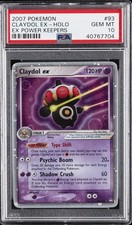 2007 POKEMON EX POWER KEEPERS #93 CLAYDOL EX-HOLO PSA 10 on eBay