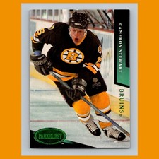 Cameron Stewart #284 1993-94 Parkhurst Emerald Ice Boston Bruins Hockey Card NHL