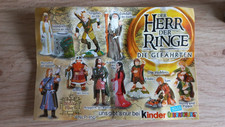 ü-Eier Komplettsatz Figuren von Herr der Ringe , Die Gefährten und einige andere