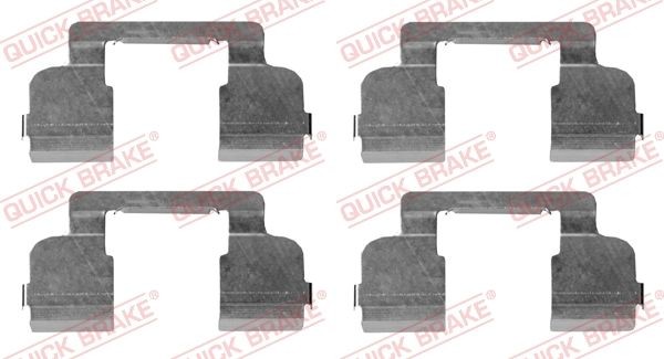 Quick Brake ZubehöRsatz, Scheibenbremsbelag Vorne FüR Dacia Lada Renault-image