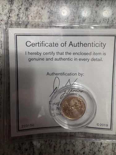 2019 American Gold Eagle 1/10 oz — photo from the most recent tracked eBay sale