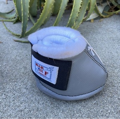 Bar F Horse bell boots size small. Made in USA!