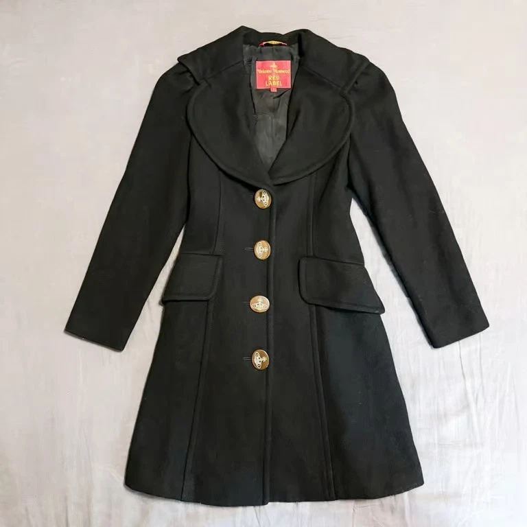 vivienne westwood♡coat Vivienne Westwood Breeze Coat in Black | Lyst