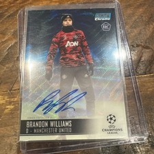 2020-21 Topps Stadium Club Chrome UCL Brandon Williams #CA-BW Rookie Auto RC