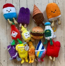 Gigglescape Summer Plush Party! Lot of 13 Food & Drink Friends – NEW w/tags