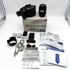 Olympus EVOLT E-330 Digital SLR Camera 7.5 MP 14-45mm f3.5-5.6 Lens 3 Batteries