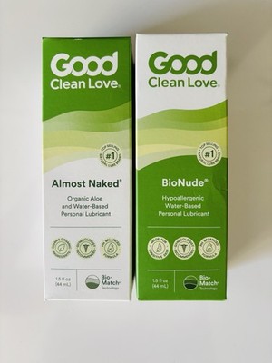 Good Clean Love Almost Naked & BioNude Lubricant 1.5 Oz Each