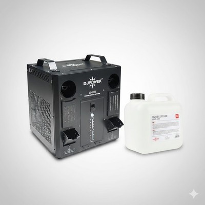DJ POWER Seifenblasenmaschine H-8S Set2