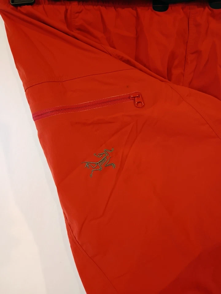 Arcteryx Sylvite Shorts Womens M Burnt Orange Casual Hiking Belt Pockets Cargo - Image 3 of 4