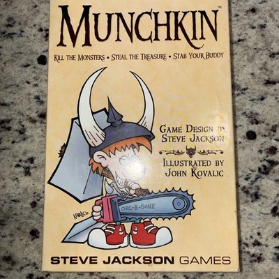 Steve Jackson Games SJG1408 Munchkin Card Game RPG Tabletop Game Dork Tower Free