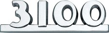1950-52 Chevrolet Truck 3100 Hood Side Emblems Pair 1950-52 Chevrolet Truck 3100 Hood Side Emblems Pair