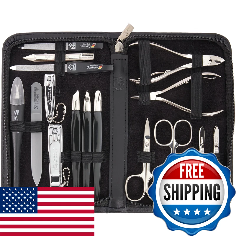3 Swords Germany Manicure Pedicure Grooming Set Kit 548
