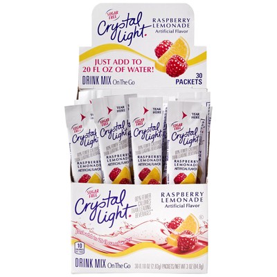 Sugar-Free Raspberry Lemonade On-The-Go Powdered Drink Mix 120 Count