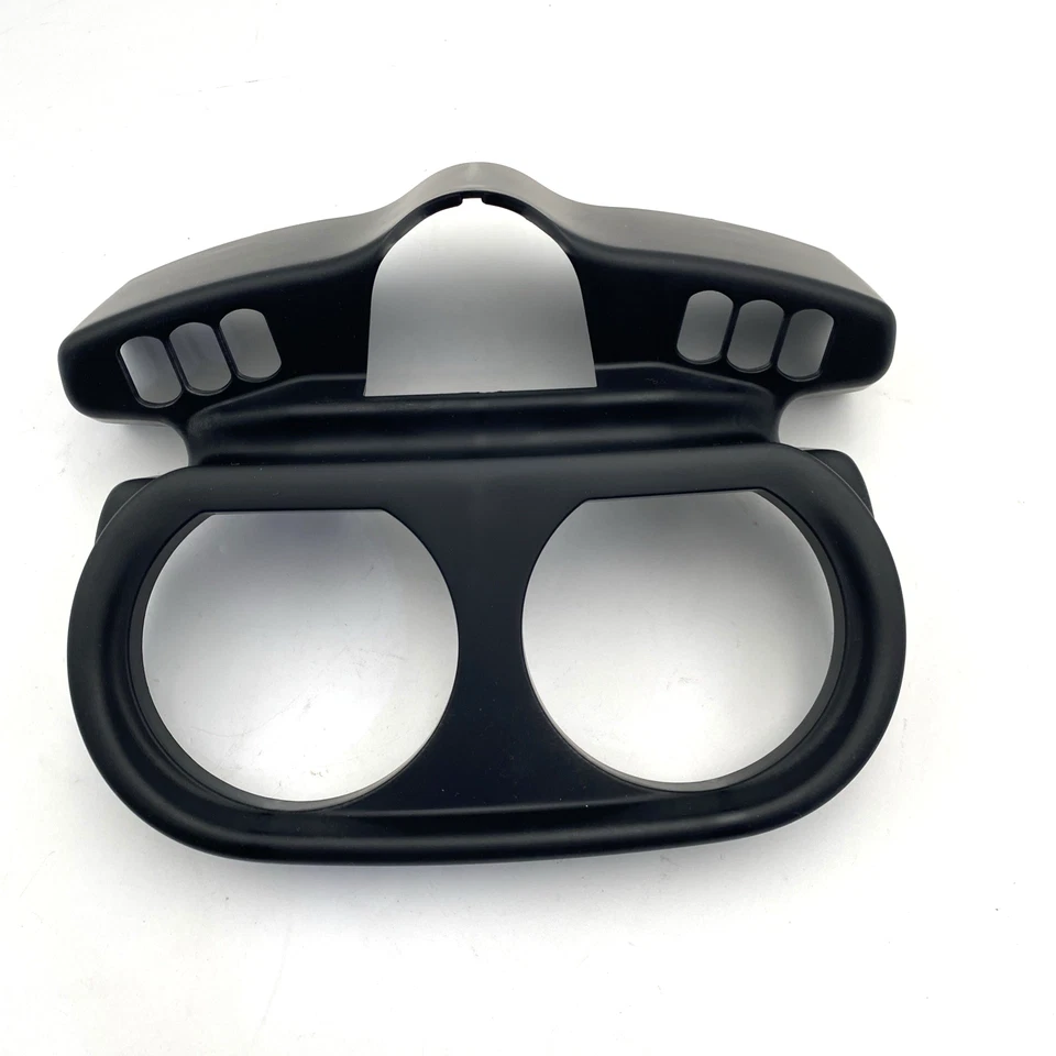 Carcasa de cuadro de instrumentos negro de doble calibre OEM Harley 70900374 15-24 Road Glide Foto 3 de 4