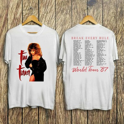 1987 Tina Turner Break Every Rule World Tour T-Shirt, Tina Turner 