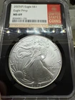 2025 (P) American Silver Eagle Privy Mark NGC MS 69 - Official Red Book Label