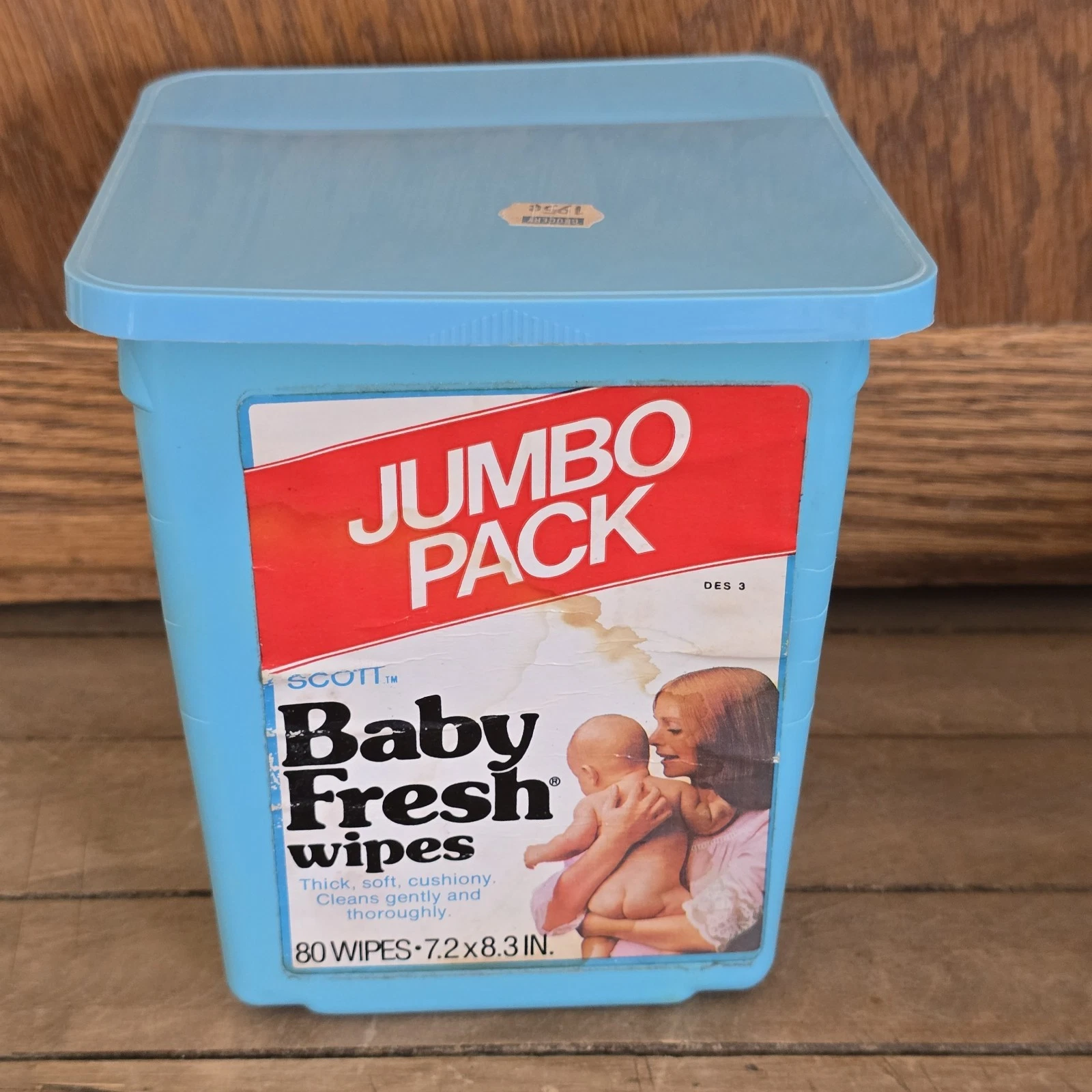 Vintage Scott Baby Fresh Wipes Plastic Container 1975 Jumbo Pack Blue Plastic
Opens in a new window