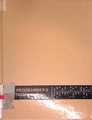 The Programmer's Fortran II and IV: A Complete Reference. Lecht, Charles P.:
