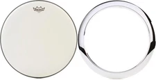 Remo Ambassador Coated Drumhead - 16 inch + Bass Drum O's HC5 Value Bundle