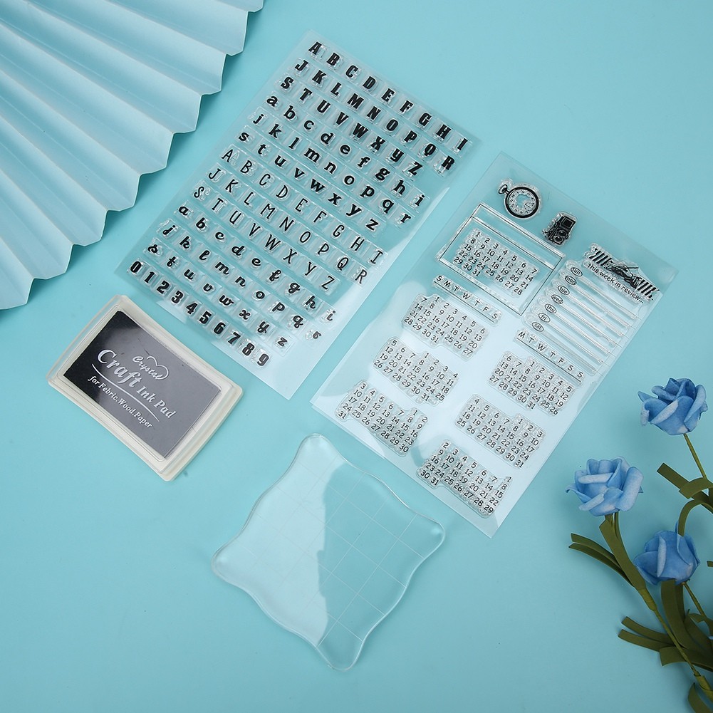 Transparent Clear Silicone Stamp DIY Hand Account Scrapbook Photo Album Decorati
