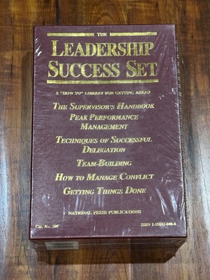 Vintage The Leadership Success 6-Book Set How To Get Ahead - New in Shrink Wrap