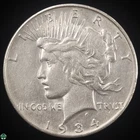 1934-D Silver PEACE Dollar - Extra Fine Details