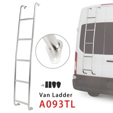 Stainless Steel 5-Step Van Ladder A093TL For Ford Transit High Roof Vans 14-2025