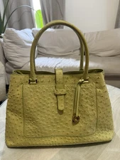 Authentic Loro Piana Ostrich Bellevue Tote Bag