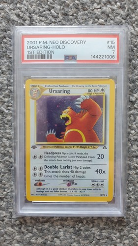 Ursaring (1st Edition) graded PSA 7 for sale on eBay